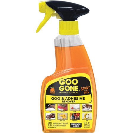 GOO GONE Spray Gel, 12 oz (0.75 lb) Bottle, 6 PK WMN2096CT